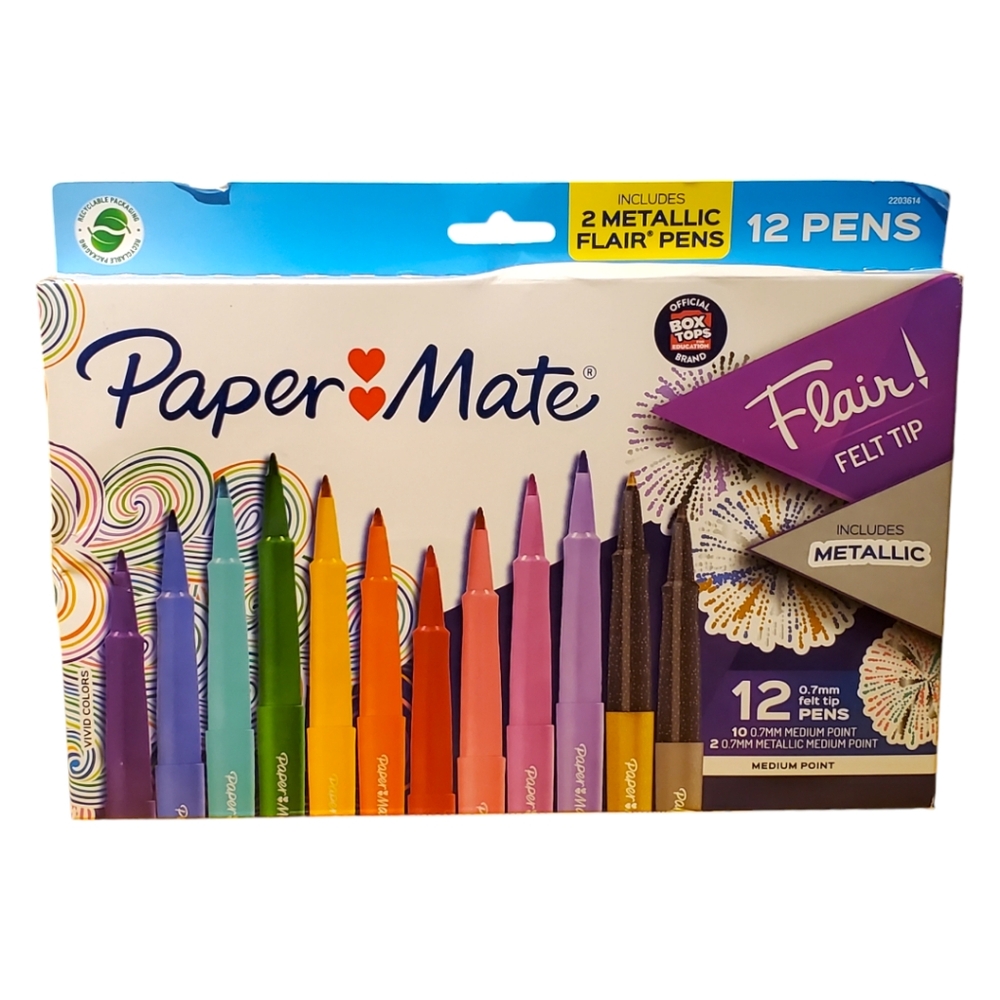 PaperMate Felt Tip Pens- Limited Bonus Pack NEW